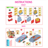 Micro Block Fast Food Set - 12 Pieces Per Retail Ready Display 24705