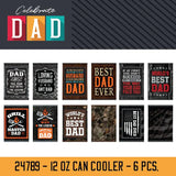 Father's Day Can Cooler - 6 Pieces Per Pack 24789B KIPP BROTHERS