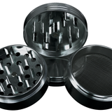 Metal 4 Piece Grinder 63MM - 6 Pieces Per Retail Ready Display 24865GPBLACK