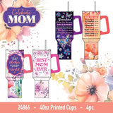 Mother's Day Celebrate Mom Assortment Floor Display - 72 Pieces Per Retail Ready Floor Display 88525