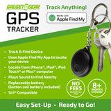 GPS Tracker Key Chain Apple Find My™ Compatible - 6 Pieces Per Retail Ready Display 25086