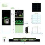 Torch Lighter with Smoking Tools - 12 Pieces Per Retail Ready Display 25092 SMOKEZILLA