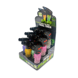 Glow in The Dark Skull Torch Lighter - 12 Pieces Per Retail Ready Display 25093