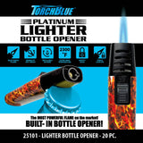 Torch Stick Bottle Opener Lighter - 20 Pieces Per Retail Ready Display 25101