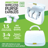 Wireless Earbuds with Stylish Handbag Case - 6 Pieces Per Retail Ready Display 25124