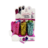 Glitter Lighter Case - 12 Pieces Per Retail Ready Display 25375