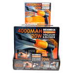 3-in-1 Rechargeable Vacuum Blower Pump 20 Watts - 4 Pieces Per Retail Ready Display 25403 ROUGHNECK