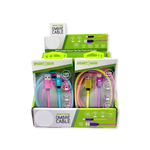 10FT Color Fade USB-A-to-USB-C Charging Cable - 6 Pieces Per Retail Ready Display 25484 GADGET GEAR