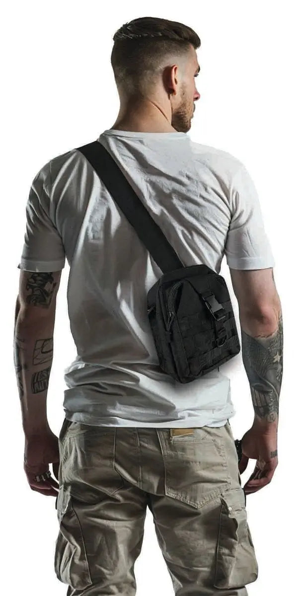 Mini MOLLE Tactical Sling Bag with Strap - 4 Pieces Per Retail Ready Display 25486 TAC GEAR