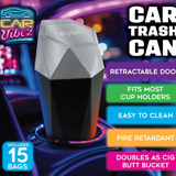 Mini Car Trash Can Accessory - 2 Pieces Per Retail Ready Display 41827