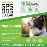 GPS Dog Collar Tracker Apple Find My™ Compatible - 6 Pieces Per Retail Ready Display 25750 GADGET GEAR