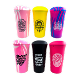 Vasos de silicona SipTrendz de 22 oz - 6 unidades por expositor listo para venta al por menor 26263