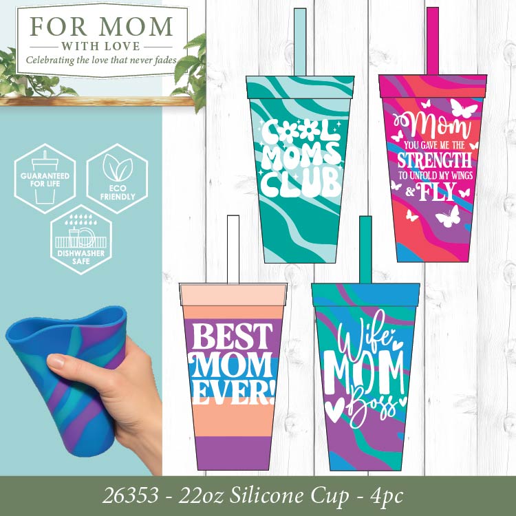 Mothers Day For Mom with Love Assortment Floor Display - 86 Pieces Per Retail Ready Display Kit 88624 NOVELTY INC