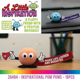 Emotional Support Little Inspiration Pals - 18 Pieces Per Retail Ready Display 26484