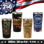 Patriotic USA 250 Floor Display - 78 Pieces Per Retail Ready Display Kit 88626 NOVELTY INC