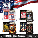 Patriotic USA 250 Floor Display - 78 Pieces Per Retail Ready Display Kit 88626