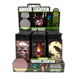 Encendedor soplete ahorrador de cigarrillos - 12 piezas por expositor listo para la venta 26547