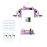 Mini Tumbler Lighter Case Keychain - 12 Pieces Per Retail Ready Display 26557