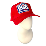 Gorra Patriótica Estadounidense EE. UU. 250 - 6 Piezas Por Exhibidor Listo Para Vender 26553