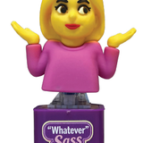 Sass Me Keyboard Fidget Keychain - 12 Pieces Per Retail Ready Display 26560