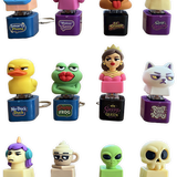Sass Me Keyboard Fidget Keychain - 12 Pieces Per Retail Ready Display 26560