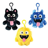 Hugly Monster Plush Keychain - 12 Pieces Per Retail Ready Display 26614