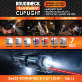 Transparent Clip Light - 12 pieces Per Retail Ready Display 26623