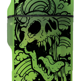 Glow in The Dark Flip Top Lighter - 15 Pieces Per Retail Ready Display 26625