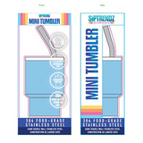 Stainless Steel 2oz Insulated Mini Shot Tumblers - 12 Pieces Per Retail Ready Display 26626