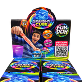Fun Doh™ Slow Release Squishy Swirl Cube - 12 Pieces Per Retail Ready Display 26627