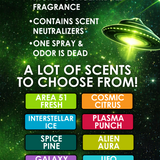 Air Freshener Alien Odor Spray - 12 Pieces Per Retail Ready Display 26632