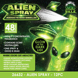 Air Freshener Alien Odor Spray - 12 Pieces Per Retail Ready Display 26632