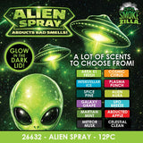 Air Freshener Alien Odor Spray - 12 Pieces Per Retail Ready Display 26632