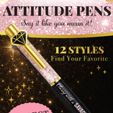 Attitude Pens - 12 Pieces Per Retail Ready Display 26638