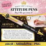 Attitude Pens - 12 Pieces Per Retail Ready Display 26638