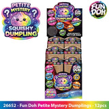 Fun Doh Petite Mystery Dumpling Squishy Toy - 12 Pieces Per Retail Ready Display 26652
