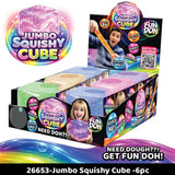 Fun Doh Jumbo Fun Doh Cube - 6 Pieces Per Retail Ready Display 26653