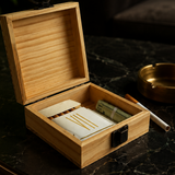 Small Wood Storage Box with Metal Latch - 6 Pieces Per Retail Ready Display 26665