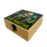 Small Wood Storage Box with Metal Latch - 6 Pieces Per Retail Ready Display 26665