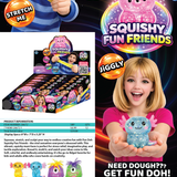 Fun Doh Squish and Squeeze Gummy Toy - 12 piezas por expositor de venta 26146