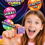 Fun Doh Mini Squishy Cube 2-Pack Set - 24 Sets Per Retail Ready Display 26673