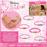 Believe in Pink Breast Cancer Awareness Hydration Impulse Assortment Floor Display - 76 Pieces Per Retail Ready Display Kit 88632