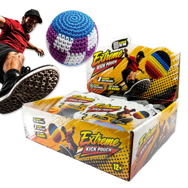 Kick Drop Foot Bag Game - 12 Pieces Per Retail Ready Display 26745