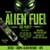 300ML Torch Blue Alien Butane Fuel - 6 Pieces Per Retail Ready Display 26762