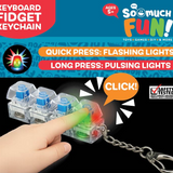 Keyboard Fidget Keychain - 12 Pieces Per Retail Ready Display 26763