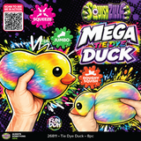 Fun Doh™ SquishZilla™ Mega Squishy Tie Dye Duck - 8 Pieces Per Retail Ready Display 26811