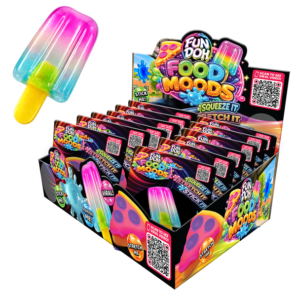 Fun Doh Food Moods Snack Attack - 12 Pieces Per Retail Ready Display 26840