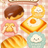 Fun Doh Squishy Bakery Slow Rise Bread - 12 Pieces Per Retail Ready Display 26849