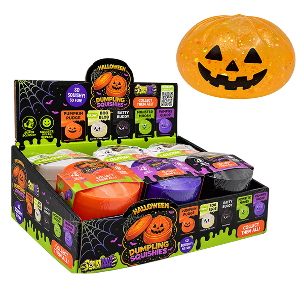 Fun Doh™ SquishZilla™ Spooky Steamers Jelly Dumpling Toy - 12 Pieces Per Retail Ready Display 26858
