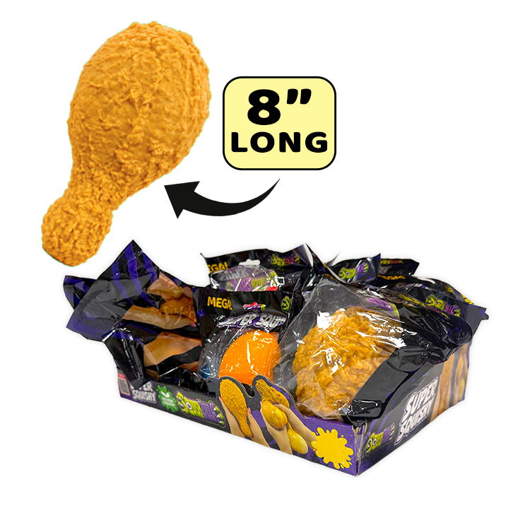 SquishZilla™ Super Mega Squishies - 12 Pieces Per Retail Ready Display 26859